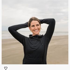 NWT Free Fly Women's Fleece Pullover Hoodie - Lightweight Bamboo Viscose Small